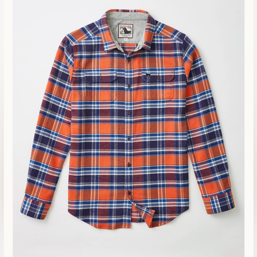 The Black Dog Kid’s Mariner Flannel Plaid Shirt L